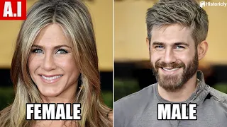 What Famous Actresses Would Look Like if They Changed Gender (Jennifer Aniston, Demi Moore, etc)