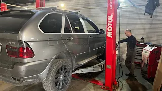 Замена масла в АКПП BMW X5 E53 ZF 6hp26