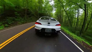 Raw run on the tail of the dragon in my 2024 Acura Integra Type S