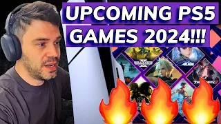 Upcoming PS5 Games in 2024 - Reaction | PS5 Games I'm Getting!!!