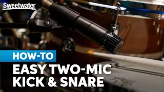 How to Use Two Mics on One Drum for Astounding Results: Kick & Snare Edition