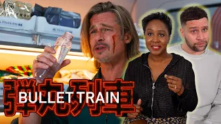 BULLET TRAIN - Official Trailer - Reaction!