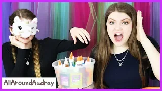 Funny 3 Color Glue Slime Challenge / AllAroundAudrey