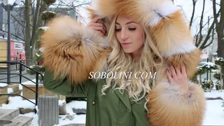 Видео парки, пр во Украина, мех очень модный gold fox  Безупречное качество и стиль!