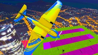 6 -Player RPGS VS Airplanes - GTA V Online Funny Moments | JeromeACE