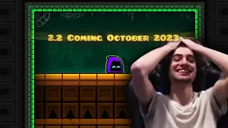 reacting to the geometry dash 10th anniversary video