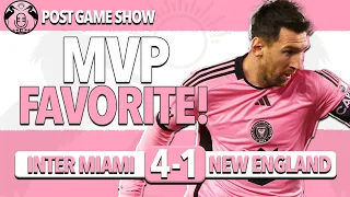 Messi is the MVP Favorite, Miami Beats New England, 4-1 | 27