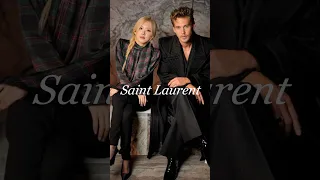 Celebrities at Saint Laurent's Spring 2024 show / blackpink #rosé #saintlaurent