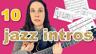 10 jazz guitar intros ( and 2 outros ;)