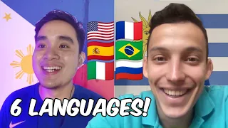 FILIPINO and URUGUAYAN Polyglot speak 6 LANGUAGES! | Polyglot Talks Ep.1 @theuruguayanpolyglot8706