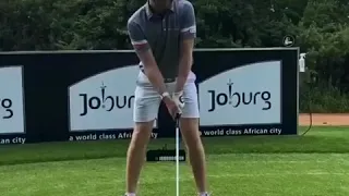Joachim Hansen , Winner . Joburg Open 2020 , -19 . Golf swing video . #Bestgolfswings