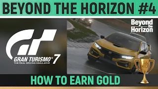 Gran Turismo 7 - Japanese Sports Battle in Rainy Tsukuba - Beyond the Horizon 🏆 How to Earn Gold