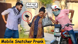 Mobile Snatching Prank With a Twist @CrazyPrankTV