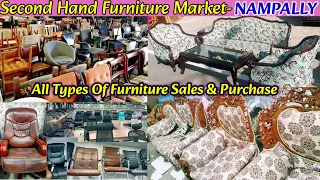 Nampally Furniture Market|Sunday Furniture Market in Hyderabad|Second Hand Furniture Market