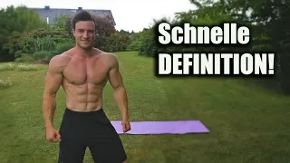 Wie Du Schnell Für Den Sommer Definiert Wirst | Tipps + HIIT Home Workout