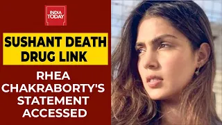 India Today Accesses Rhea Chakraborty's Statement To NCB | Sushant Singh Rajput Death Case-Drug Link