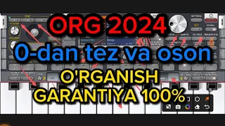 ORG 2024 1-dars 0 dan O'RGANISH 100% TO'LIQ MA'LUMOT VA NASTROYKALAR