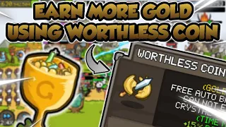 GROW CASTLE: Learn how to earn more gold with WORTHLESS COIN! 💰