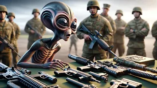 Aliens Visit USA Military Academy and Shocked to See Human Weapons #scifistories #hfystories #hfy