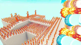 100x TAILS + 3x GIANT vs EVERY GOD - Totally Accurate Battle Simulator TABS
