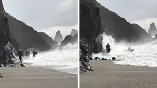 Family Wiped Out By Huge Wave