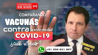 VACUNAS CONTRA LA ENFERMEDAD COVID 19 - COMPARANDO VACUNAS - RESPONDIENDO PREGUNTAS