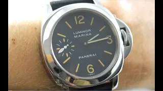Panerai Luminor Marina Tritium Dial A-Series PAM 001 Panerai Watch Review
