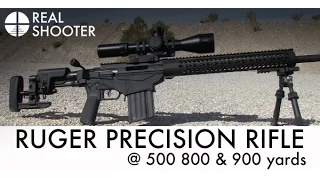 Ruger Precision Rifle @ 500, 800 & 900 Yards with Target Camera