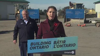 Premier Ford delivers remarks in Bradford | November 9