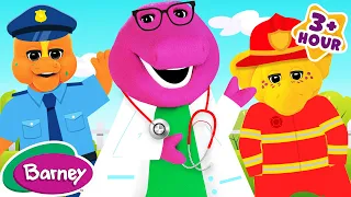 Community Helpers - Firefighters, Doctors, Police + More | Jobs for Kids | Barney and Friends