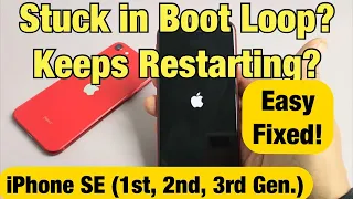 iPhone SE 1/2/3: Stuck in Boot Loop? Keeps Restarting? Watch this First! FIXED!