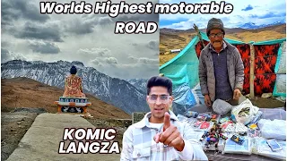 15000 ft ~ Worlds HIGHEST MOTORABLE road | Komic & Langza explored | Kaza Spiti valley