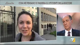 Cosa ne pensano di Passera gli studenti della Bocconi