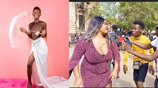 Drama‼️Gay Jude magambo  brings drama at Nairobi CBD after f*ghting with Manzi  wa Mombasa