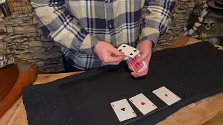 The world famous 4 ace trick!
