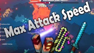 [Minecraft Dungeons]Max Attack Speed Looks Like Melee #10  (FB & Rapier & Whip)