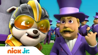 Mighty Pup Rubble Battles Mayor Humdinger Clones! | Rubble Official