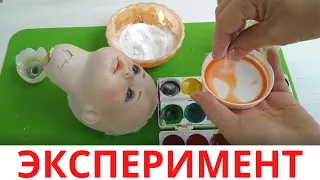 Реставрация фарфоровой Золушки Часть 1 Крашу соду!