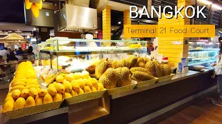 TERMINAL 21 BANGKOK  Popular Tourist Shopping Mall l Food Court Area