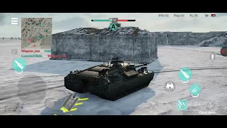 T-95 gameplay (Platoon M-26E1) - War Thunder Mobile