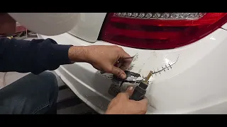 repairing (bumper)plastic staples