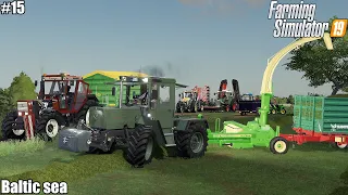 🇳🇴 Grass silage harvest, Planting Sugar Beet, Plowing│Baltic Sea│FS 19│Timelapse 15