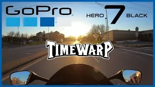 GoPro Hero 7 Black - Time Warp 4K - Motorcycle Ride