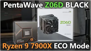 Fentawave Z06D Black Review | R9 7900X ECO Mode Test