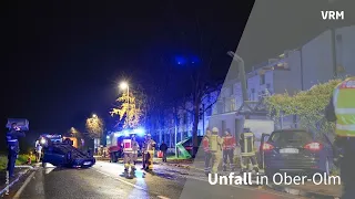 Schwer verletzte Person bei Unfall in Ober-Olm