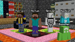 Youtubers VS Hardest Escape Room in Minecraft