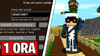 GIOCO PER "1 ORA" AL MIO MONDO DI MINECRAFT ITA - SPECIALE KENDYCRAFT