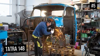 TATRA 148 - RENOVACE | PŘÍPRAVA KABINY NA PÍSKOVÁNÍ | 5.DÍL