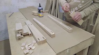 Нестандартный табурет своими руками / Making a simple stool DIY