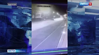 Видео смертельного ДТП на улице смоленского райцентра разместили в сети